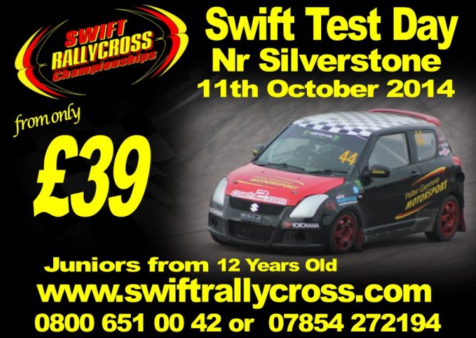 TEST DRIVE A SWIFT NR SILVERSTONE