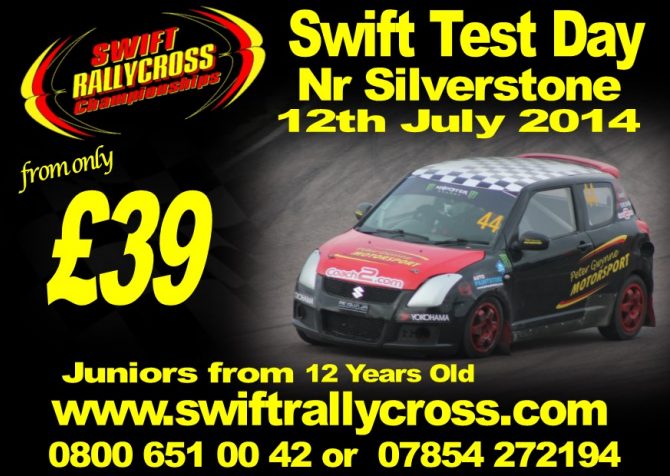 Swift Rallycross Open Day not to be missed