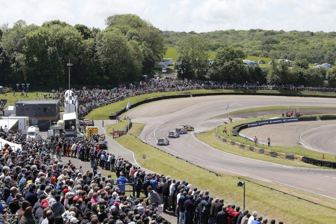 Thousands were at Lydden to see the World Rallycross stars in action