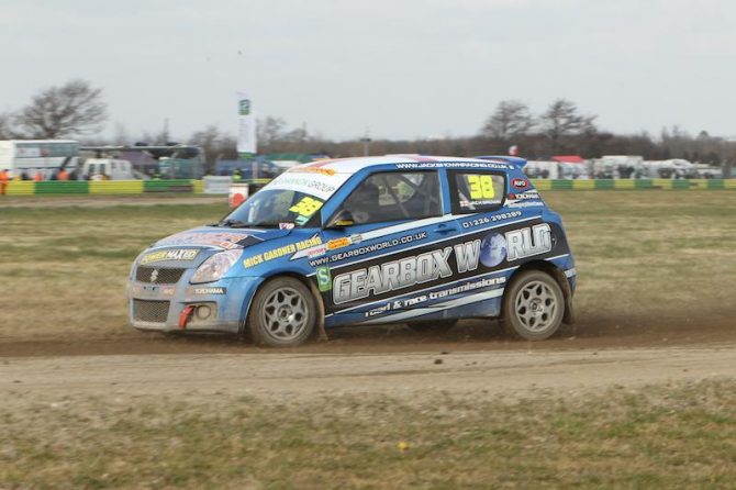 Barnsley local Jack Brown began his British Swift Rallycross Championship challenge at Croft 