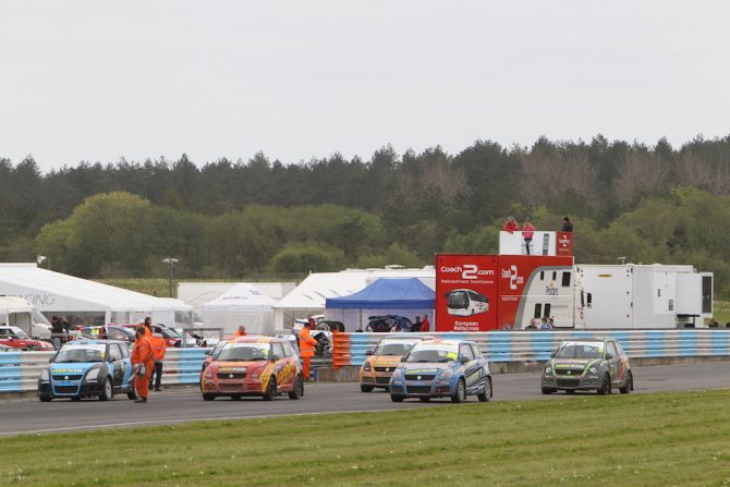 The Swiftsport final was a great example of close racing at Pembrey 