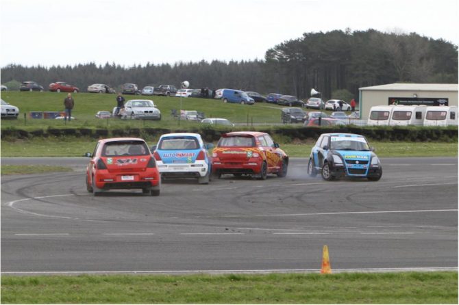 Aidan Hills was unlucky to spin in the final having started on pole