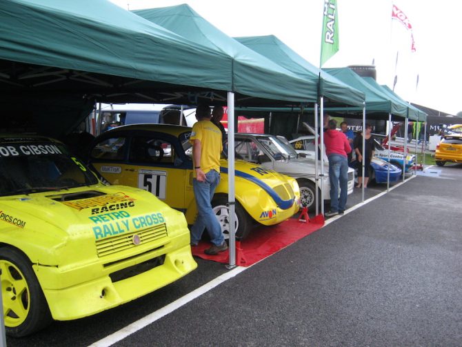 Retro rallycross at Pembrey